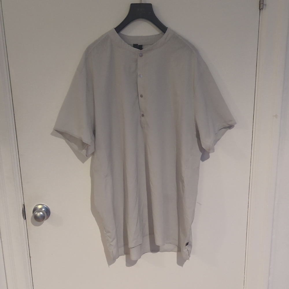 lululemon The lab Men's Light Gray Button Down Shirt